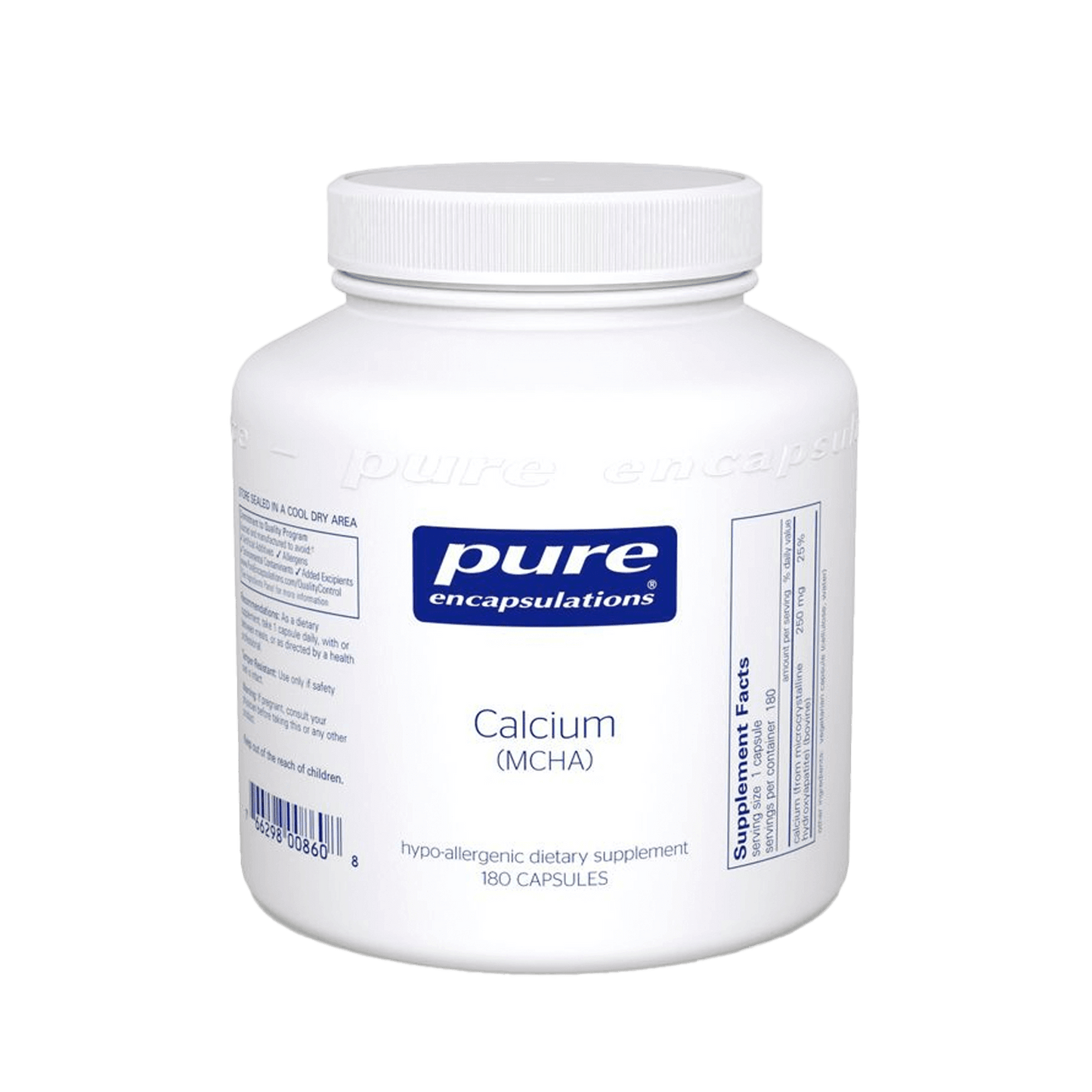 Pure Encapsulation Calcium (MCHA) Capsules