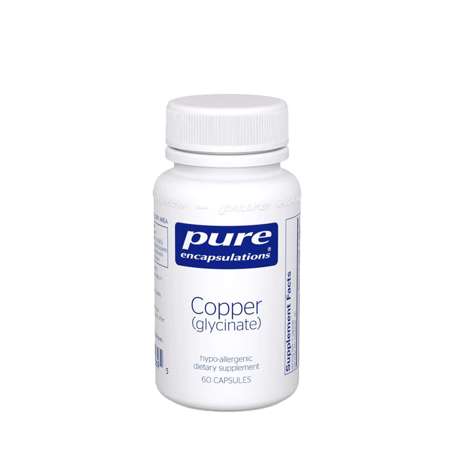 Pure Encapsulations Copper (glycinate) Capsules 1