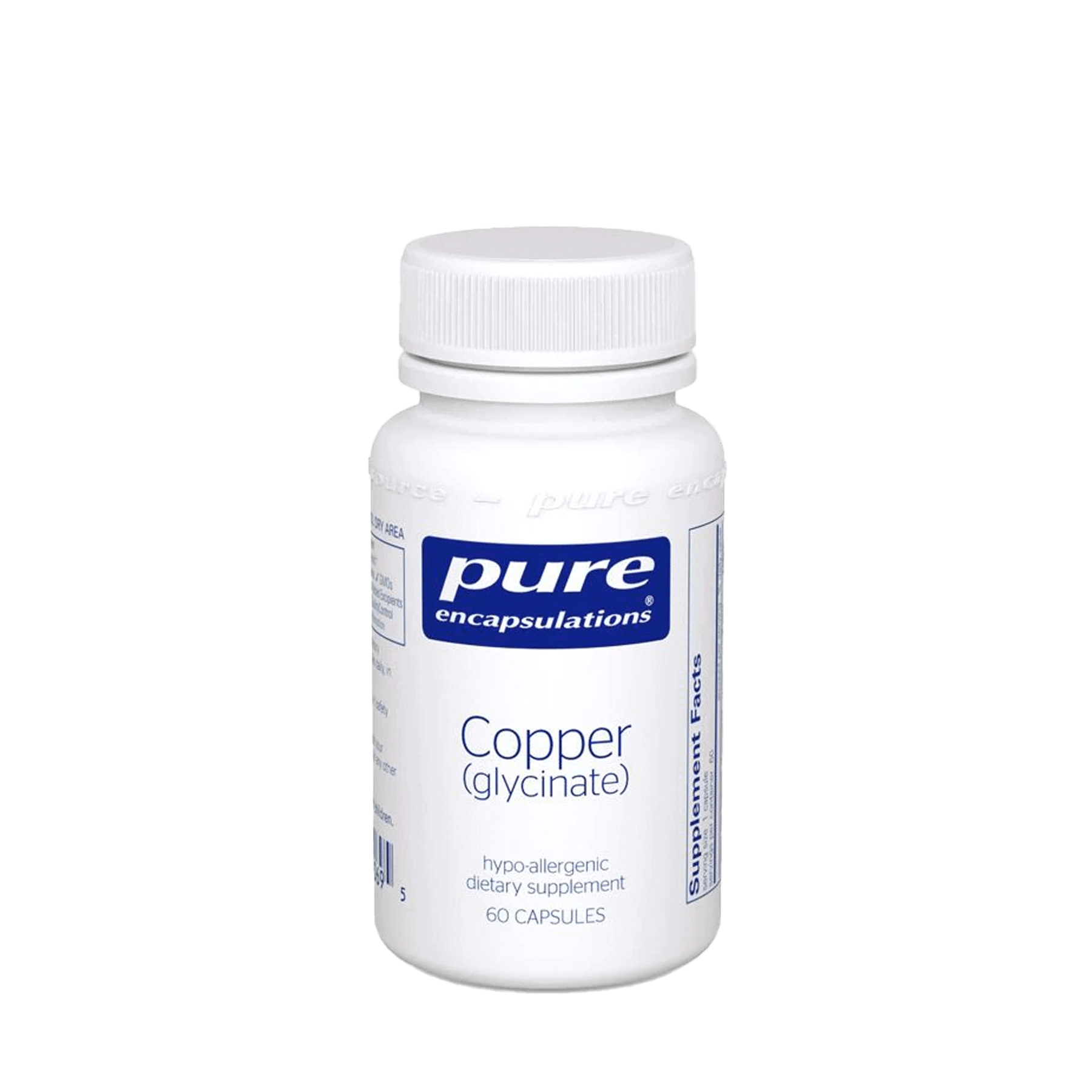 Pure Encapsulations Copper (glycinate) Capsules 1