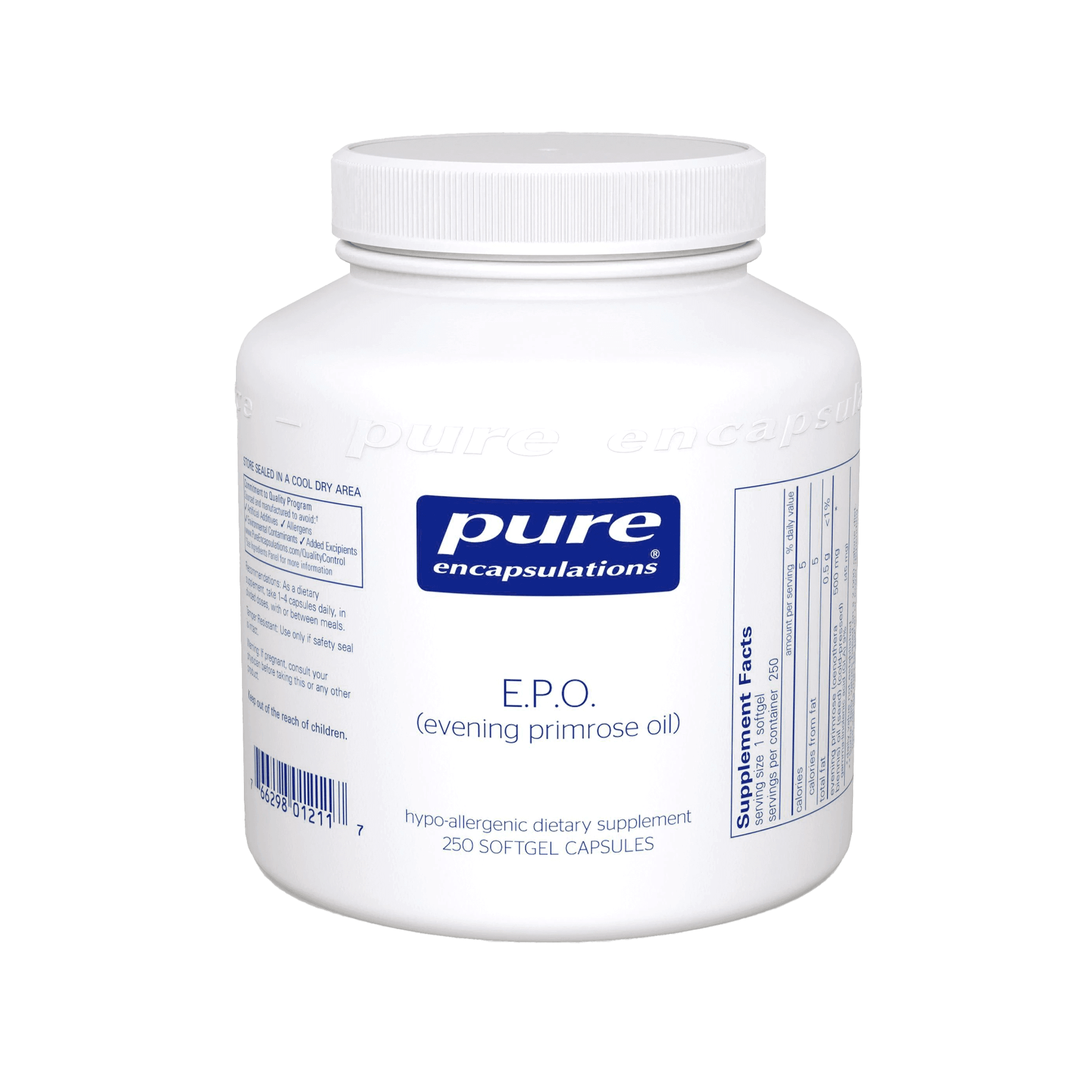 Pure Encapsulations Evening Primrose Oil Capsules