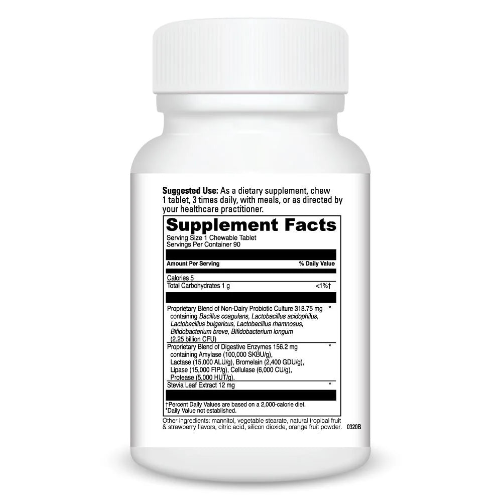 DaVinci Mega Probiotic ND with Digestive Enzymes Chewable 2