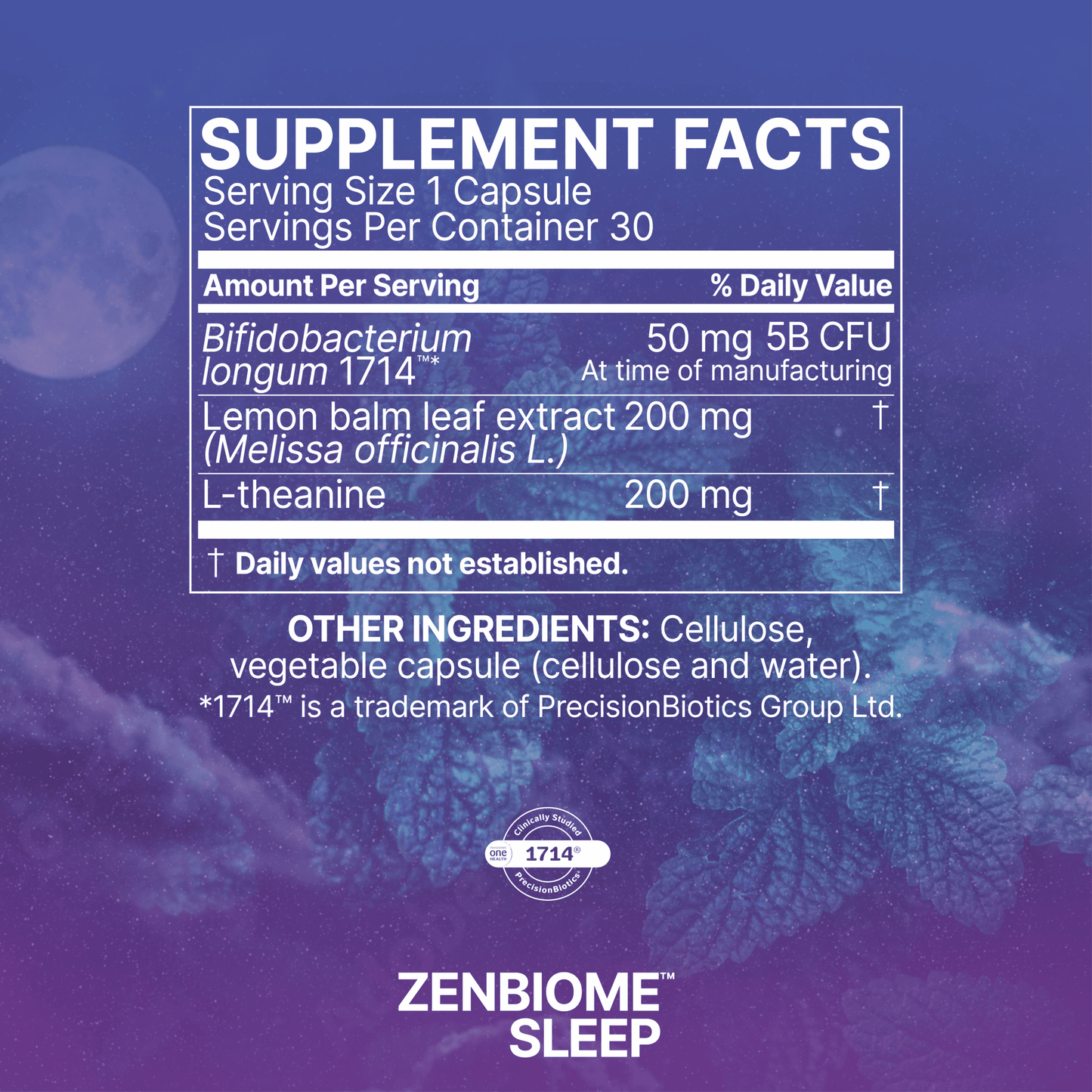 Microbiome Labs ZenBiome Sleep Capsules