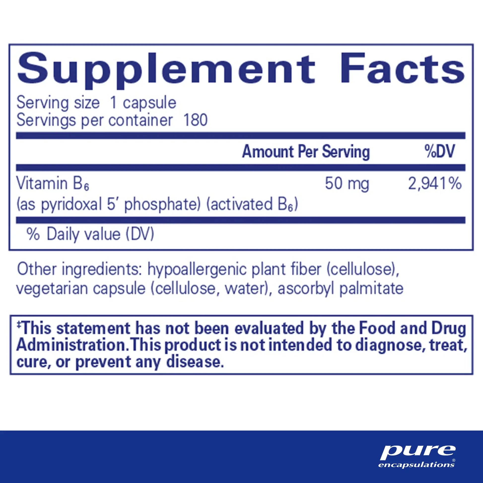 Pure Encapsulations P5P 50 capsules