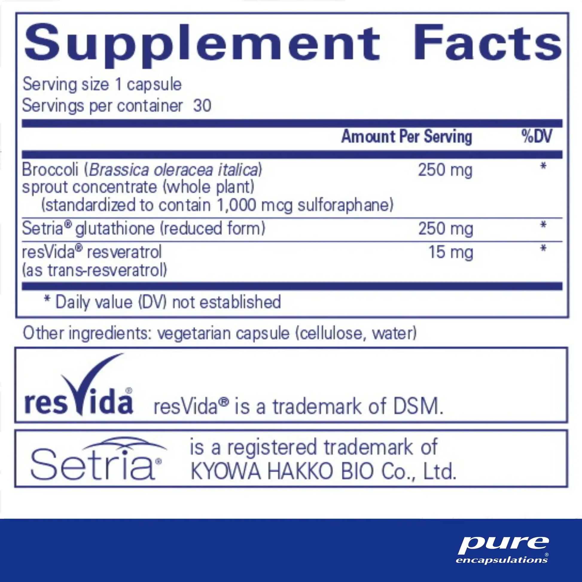 Pure Encapsulations NRF2 Detox Capsules