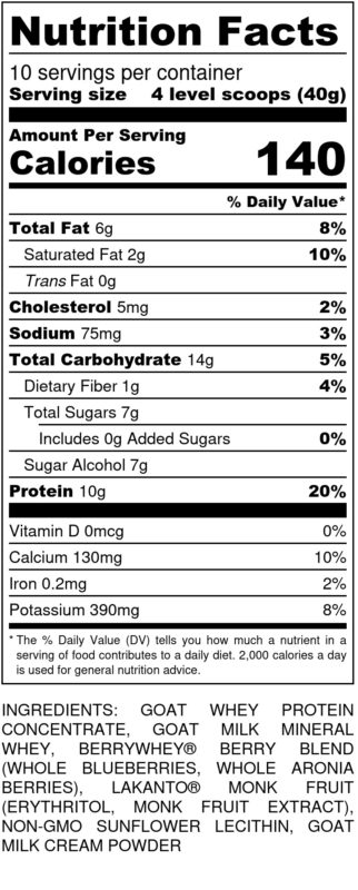 Mt. Capra Pacific Northwest Real Berries and Whey Protein Powder 4