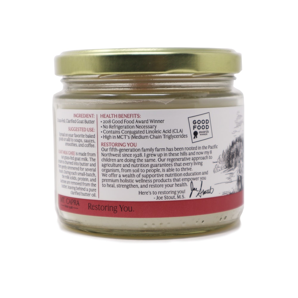 Mt. Capra Goat Milk Ghee Grass Fed Butter 3
