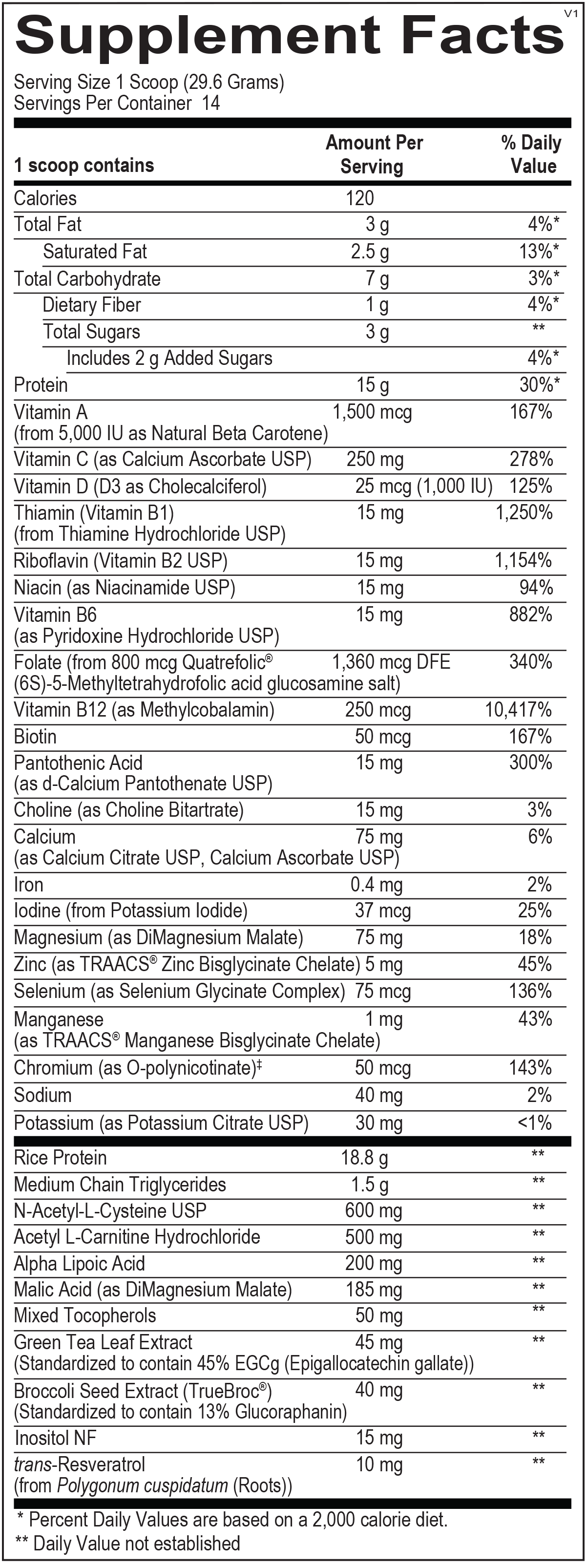 OrthoMolecular Mitocore Strawberry Protein Blend 2