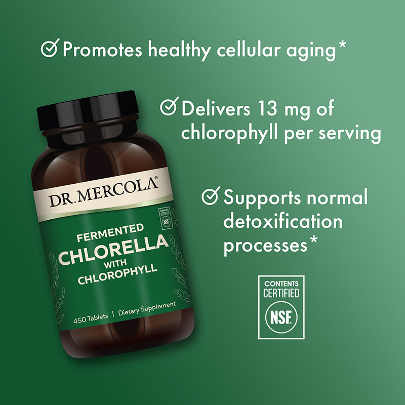 Dr. Mercola Fermented Chlorella with Chlorophyll Tablets 3