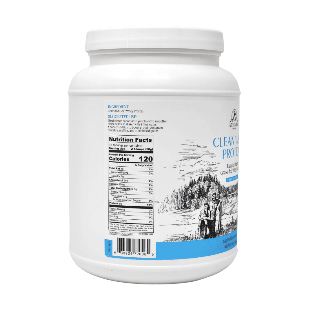 Mt. Capra Clean Goat Whey Protein Powder 2