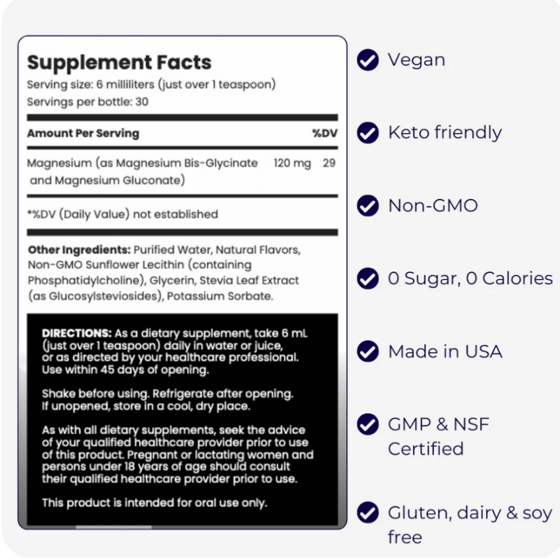 Rho Nutrition Liposomal Magnesium Liquid 6