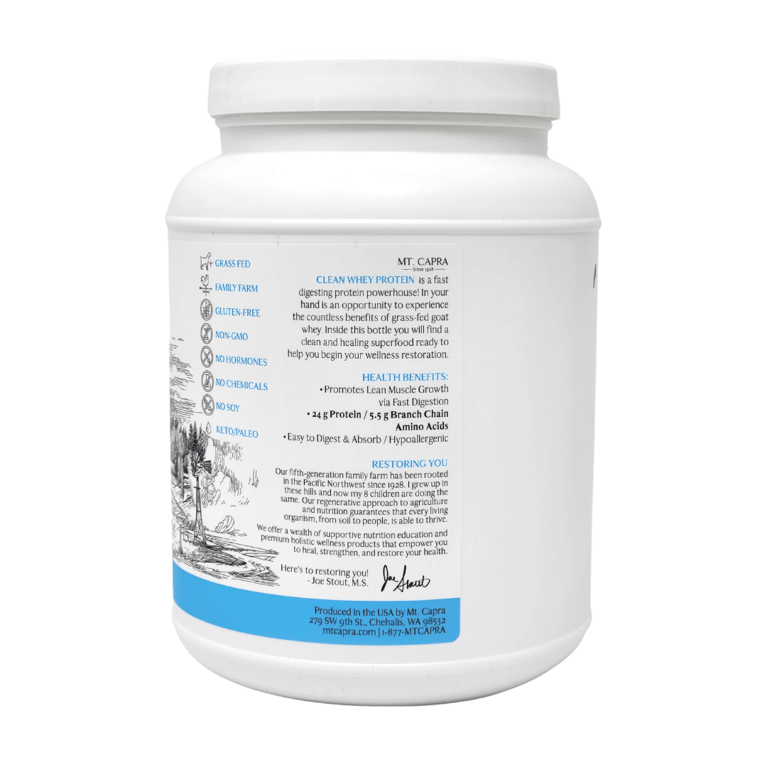Mt. Capra Clean Goat Whey Protein Powder 3