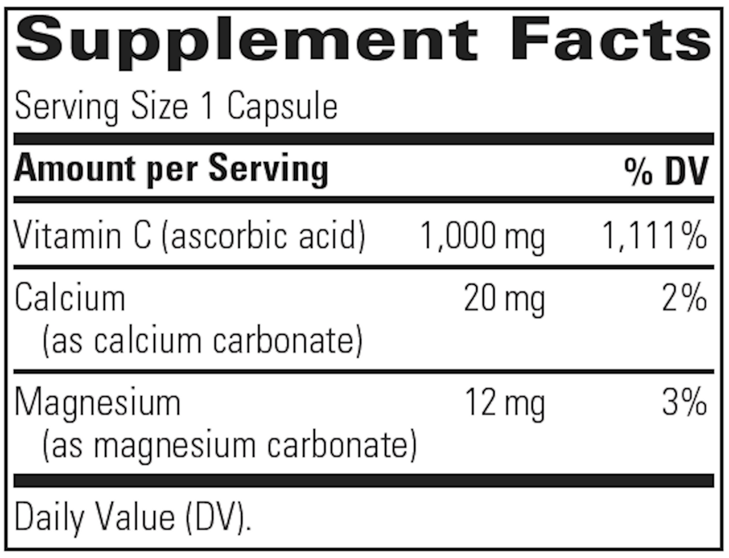 Integrative Therapeutics Buffered Vitamin C Capsules 2
