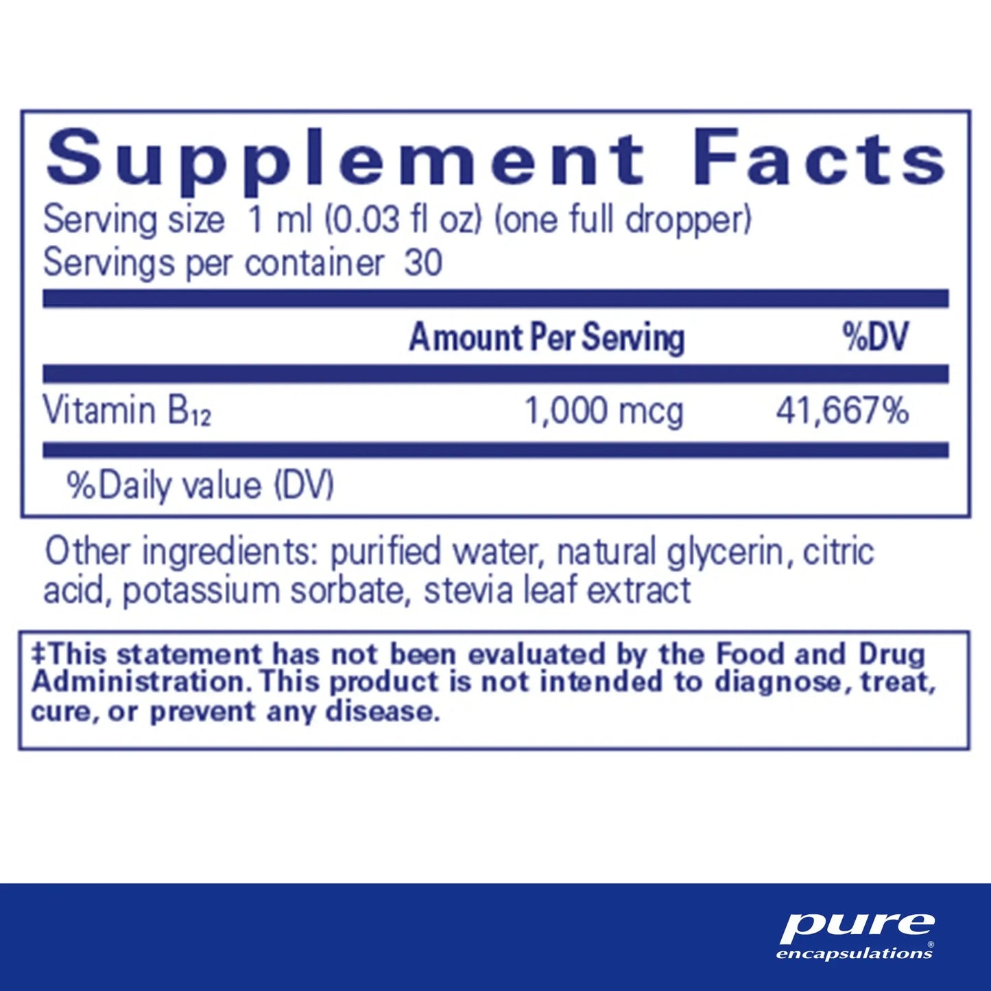 Pure Encapsulations B12 Liquid 3