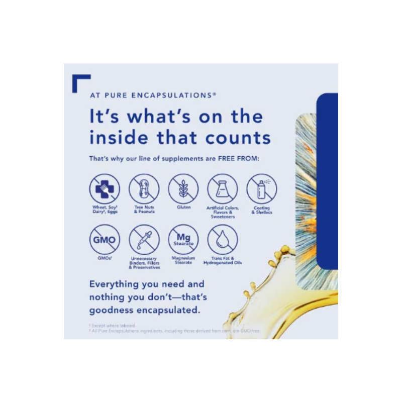 Pure Encapsulations Lithium (Orotate) 1mg Capsules 3