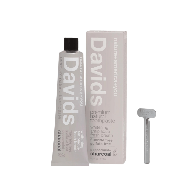 Davids Peppermint + Charcoal Toothpaste