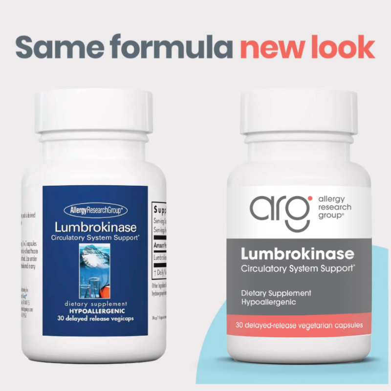 Allergy Research Group Lumbrokinase Capsules 5