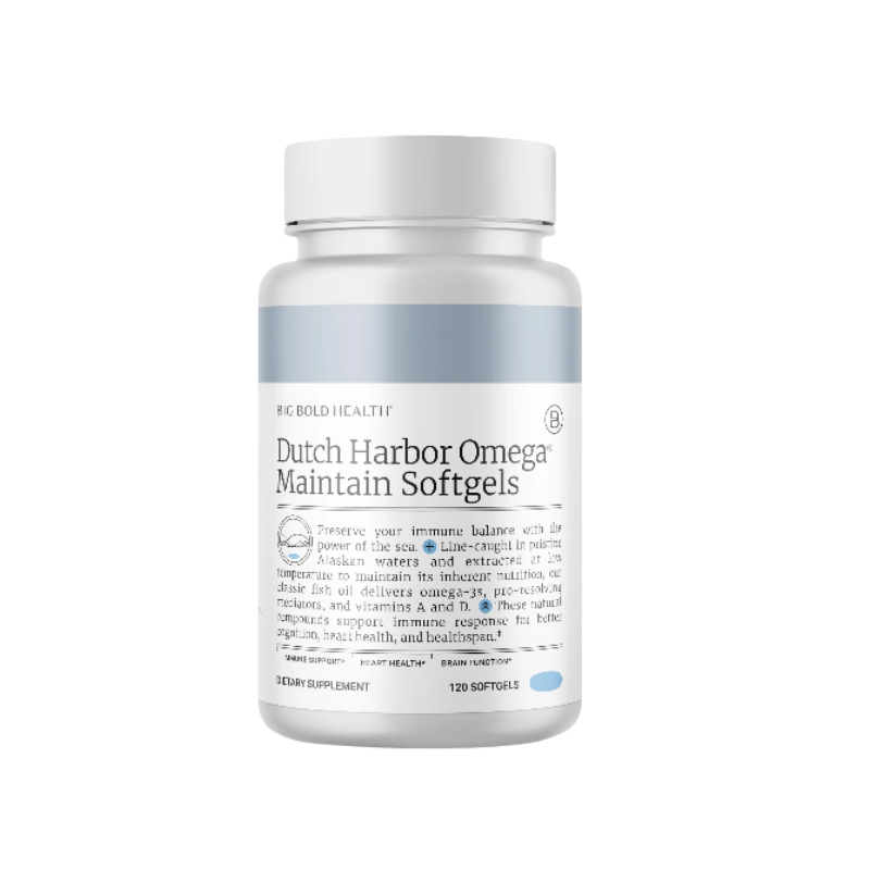 Big Bold Health Dutch Harbor Omega Maintain Softgels 1