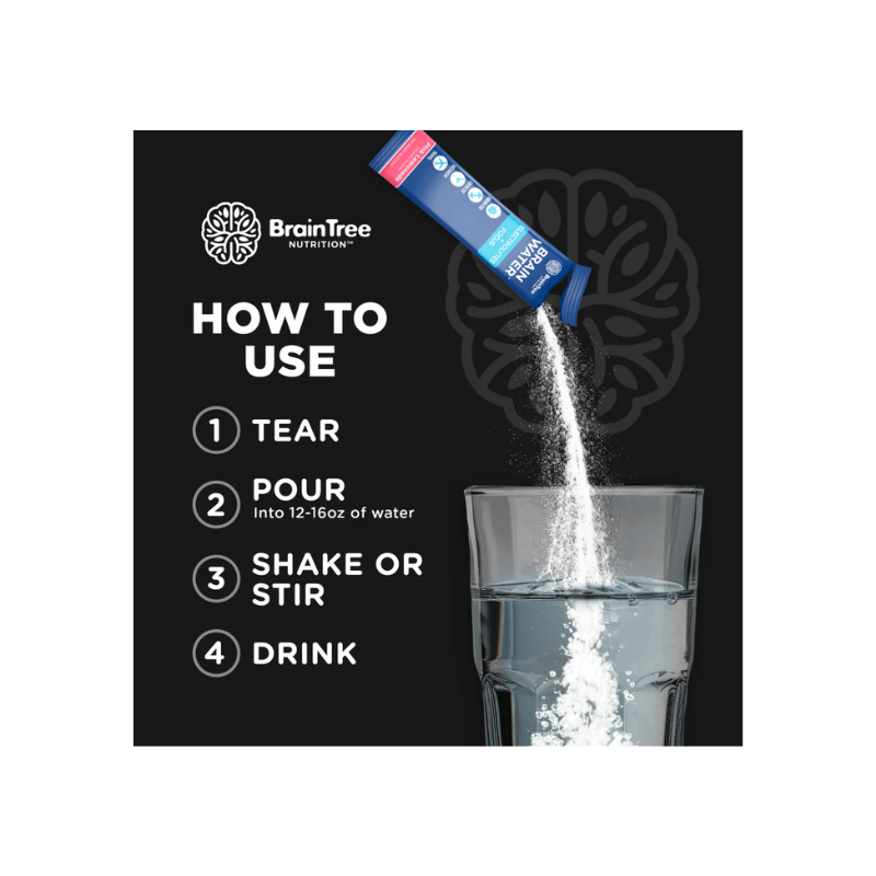 BrainTree Nutrition Brain Water Electrolytes - Berry Fusion 2
