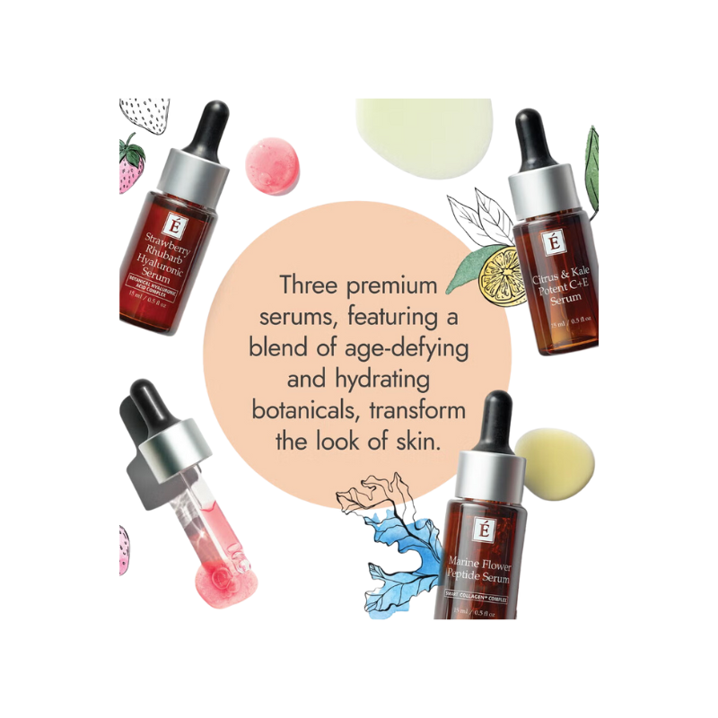 Eminence Organic Skin Care Essential Serum Trio Gift Set 2