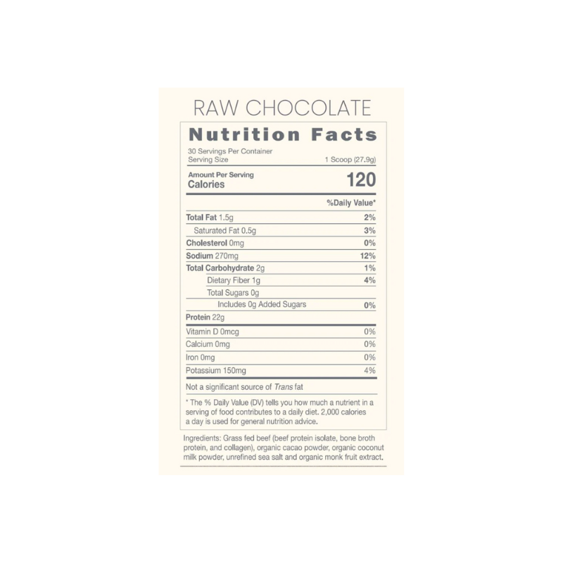 Kono Beef Protein Blend - Raw Chocolate 2