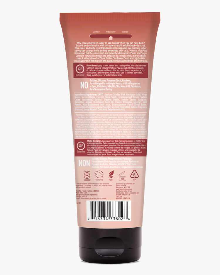 Desert Essence Nourishing Pink Himalayan Salt & Sugar Body Scrub 2