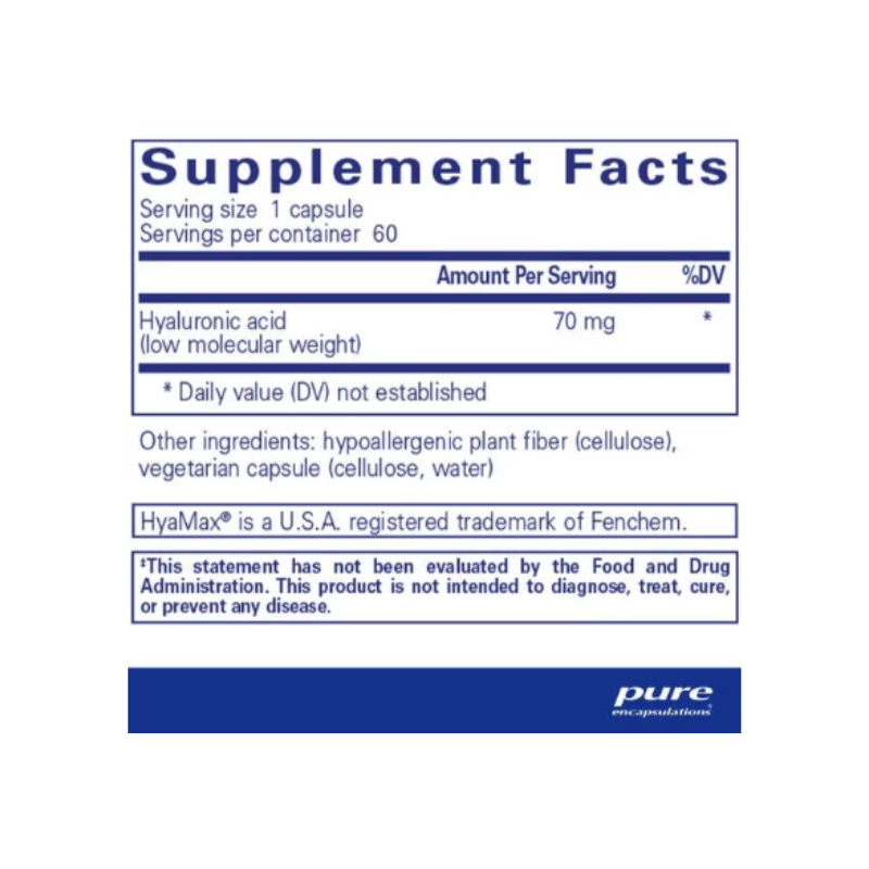 Pure Encapsulations Hyaluronic Acid Capsules 5