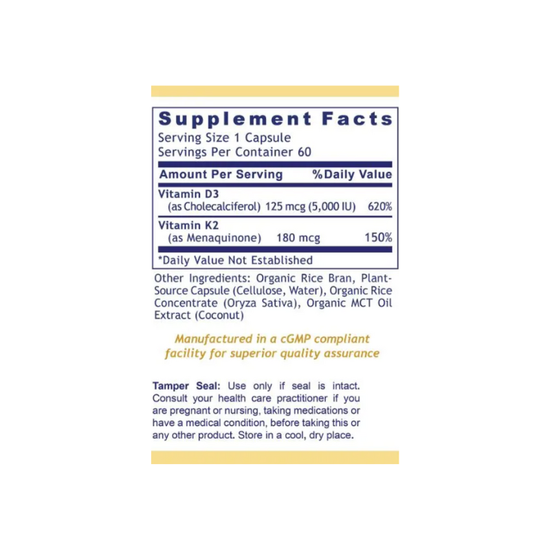 Premier Research Labs Vegan D3/K2 Capsules