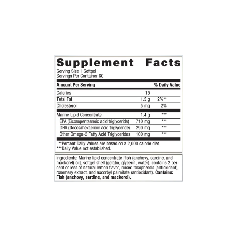 Metagenics OmegaGenics EPA-DHA 1000 Softgels 5