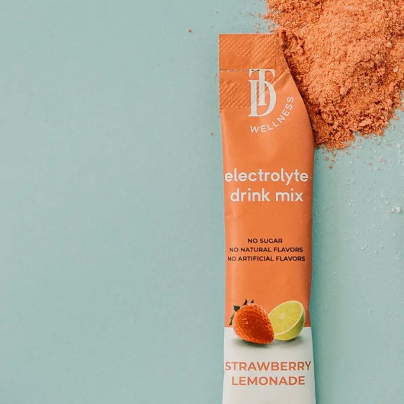 Taylor Dukes Electrolyte Drink Mix - Strawberry Lemonade 2