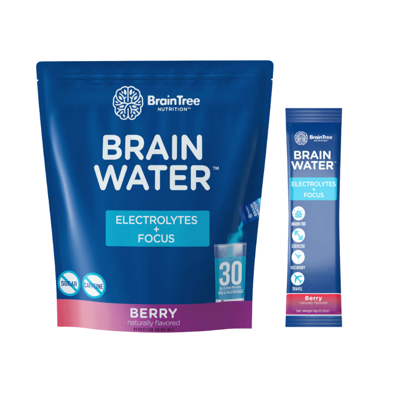BrainTree Nutrition Brain Water Electrolytes - Berry Fusion 1