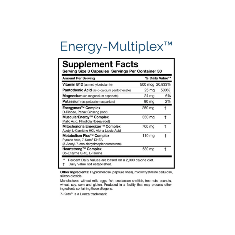 Researched Nutritionals Optimized Energy Duo 3