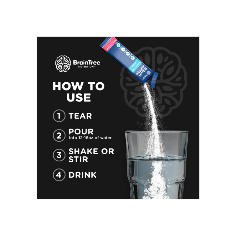 BrainTree Nutrition Brain Water Electrolytes - Citrus Breeze 3