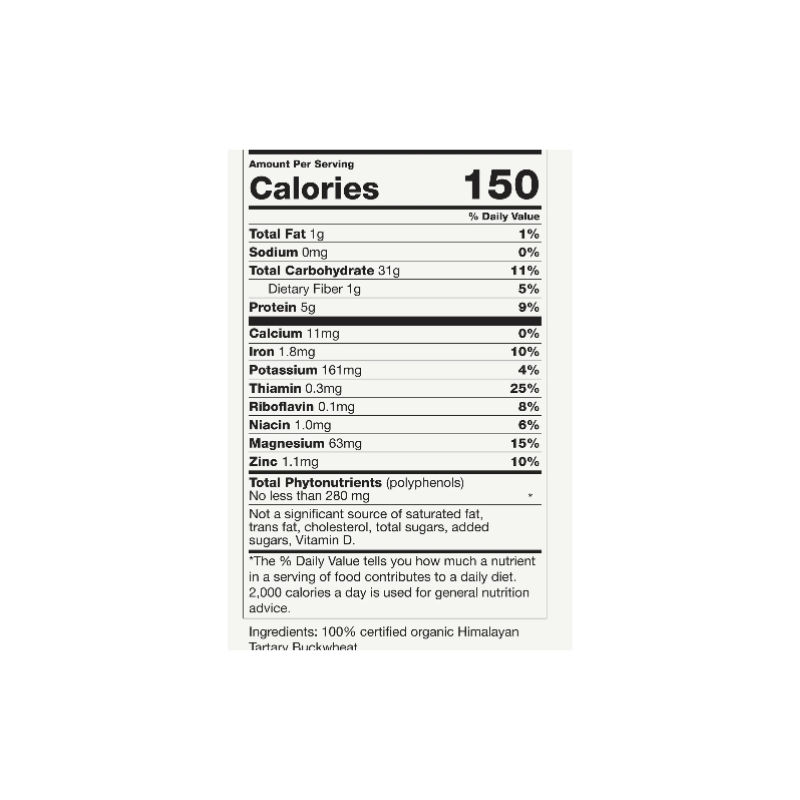 Big Bold Health Himalayan Tartary Buckwheat Flour 4