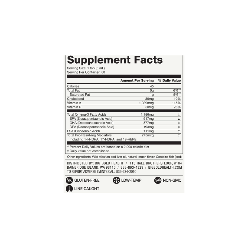 Big Bold Health Omega Maintain Liquid 4