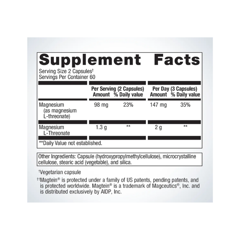 Metagenics Magtein Capsules 4