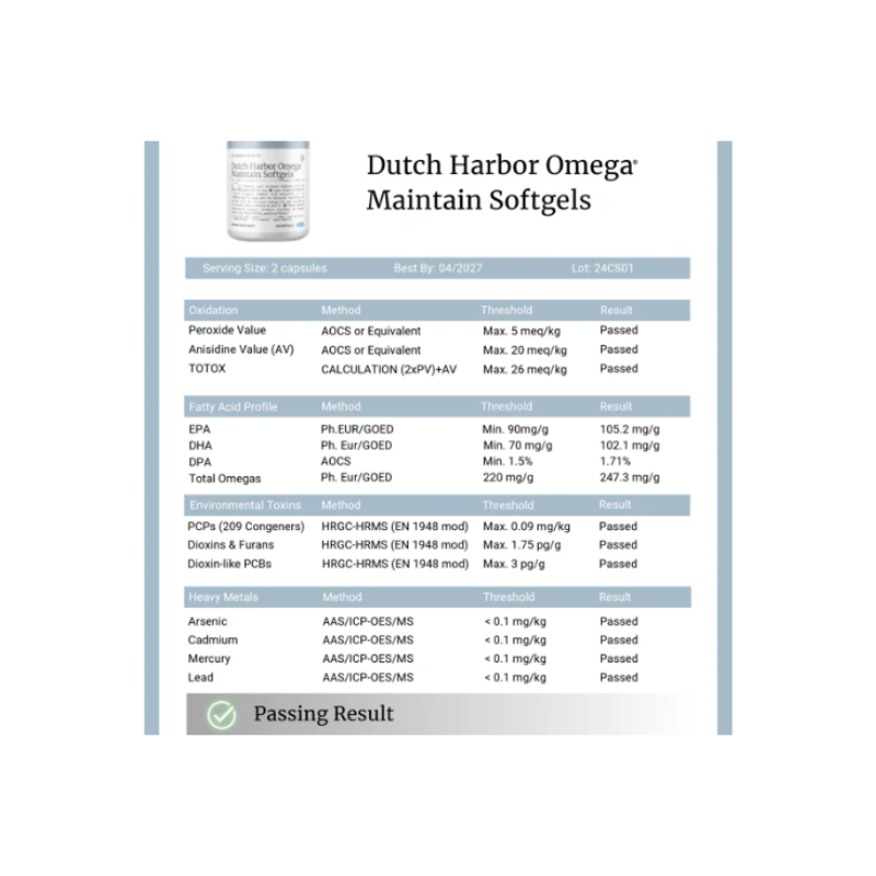 Big Bold Health Dutch Harbor Omega Maintain Softgels 5