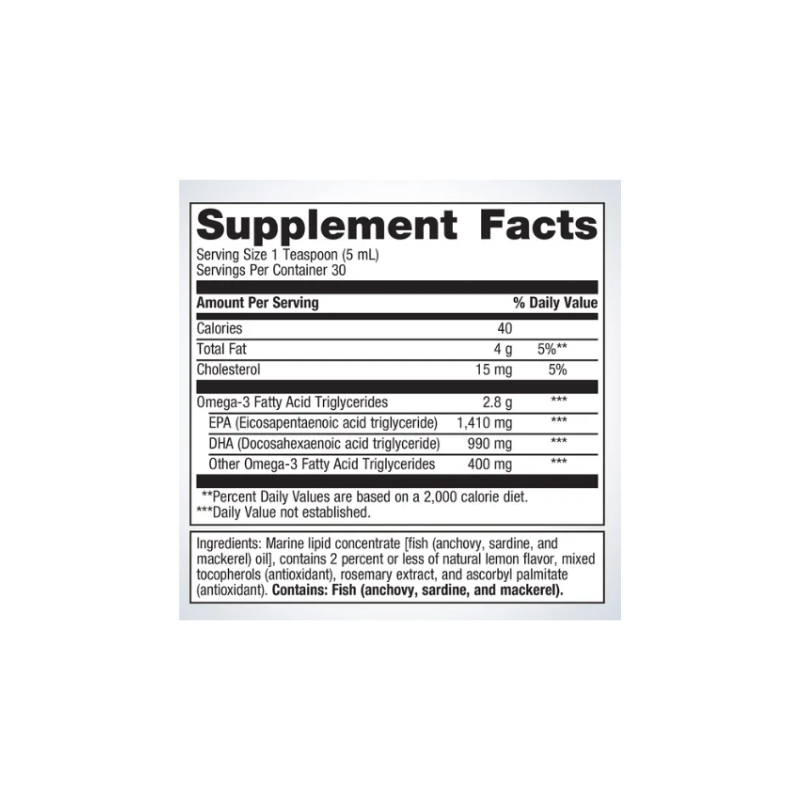 Metagenics OmegaGenics EPA-DHA 2400 Liquid 4