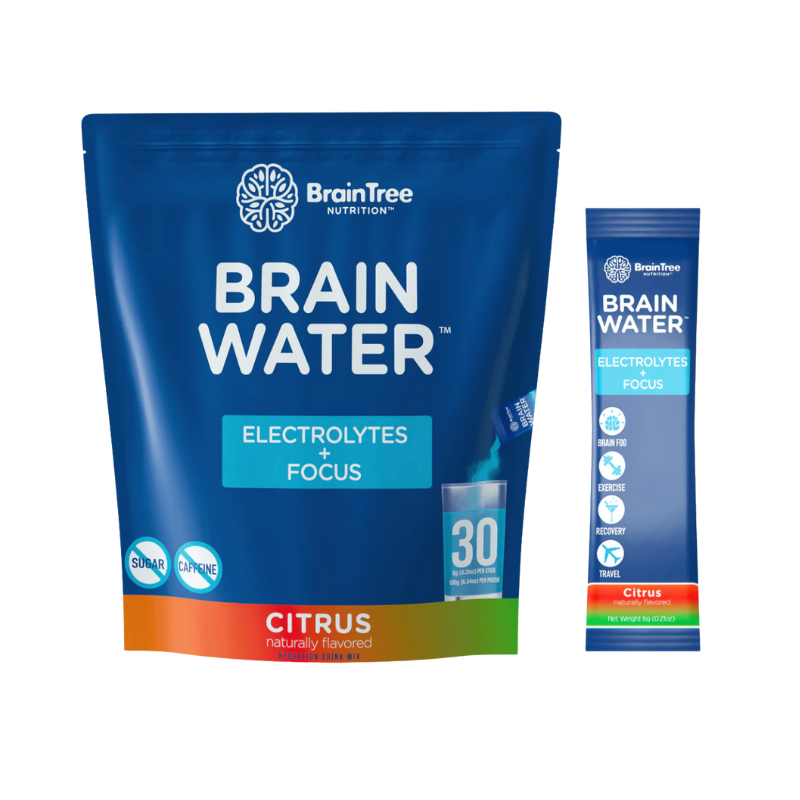 BrainTree Nutrition Brain Water Electrolytes - Citrus Breeze 1