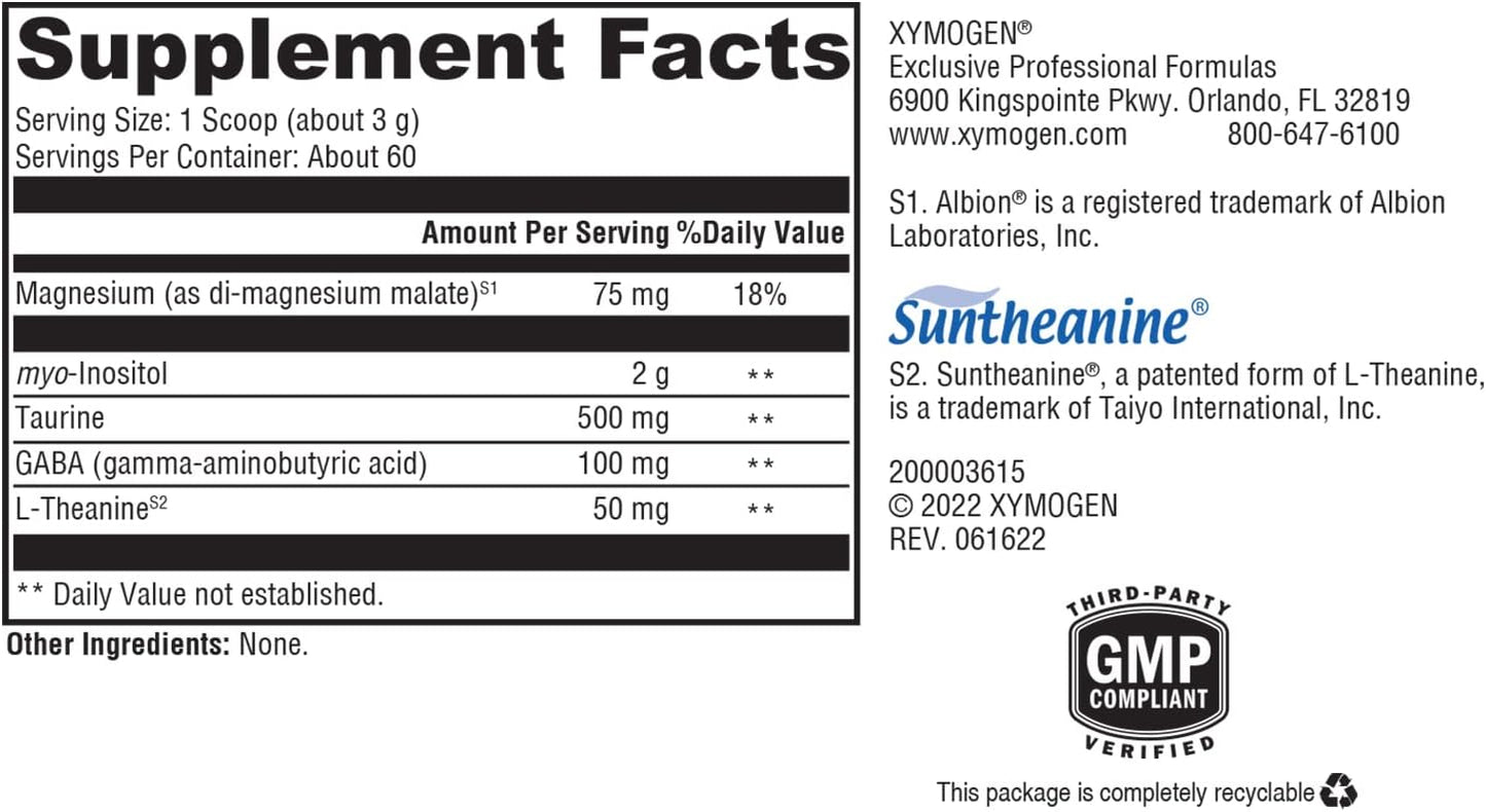 Xymogen RelaxMax Powder