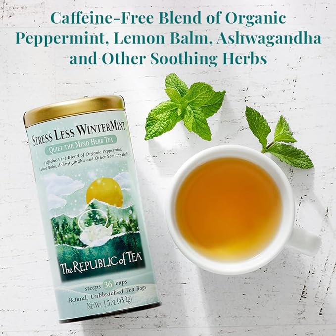 The Republic of Tea Stress Less WinterMint 2