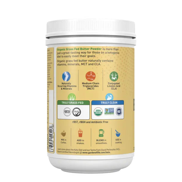 Garden of Life Keto Organic Grass Fed Butter Powder 3