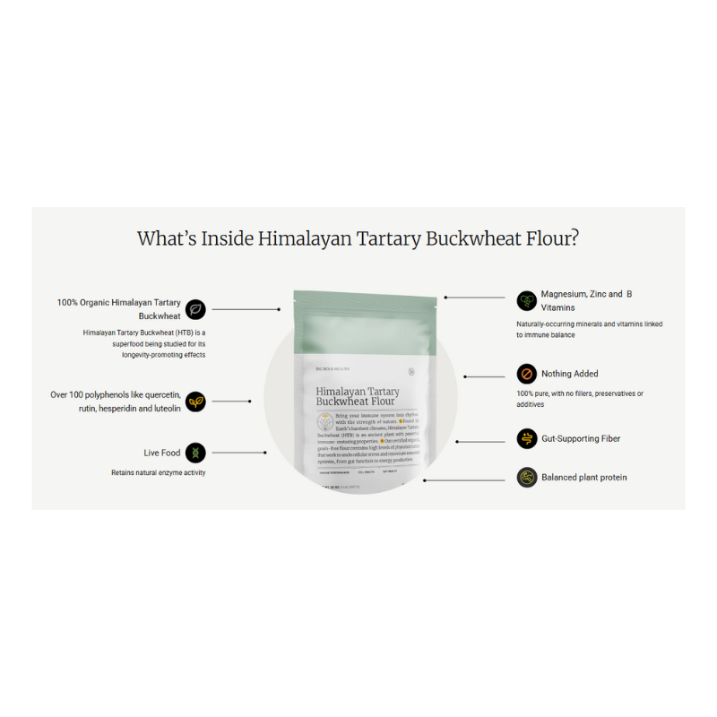 Big Bold Health Himalayan Tartary Buckwheat Flour 2