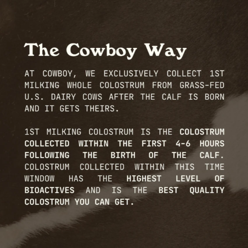 Cowboy Colostrum Nature's Gold: Chocolate Colostrum 5