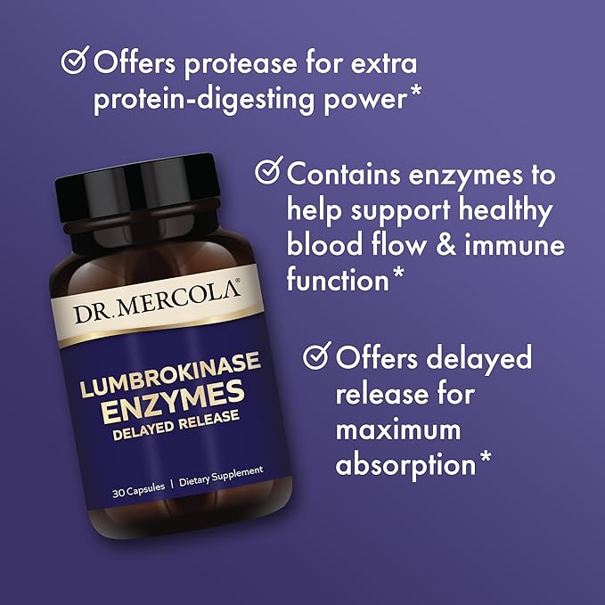 Dr. Mercola Lumbrokinase Enzymes