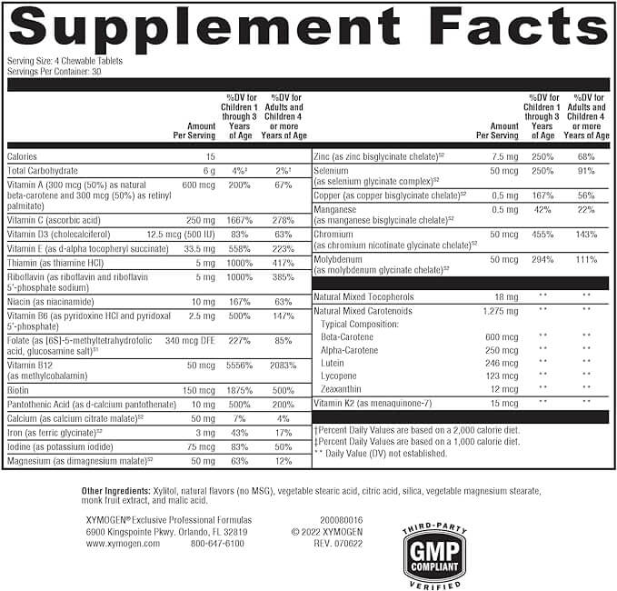 Xymogen ActivNutrients Chewable