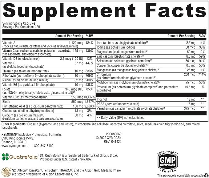 Xymogen ActivNutrients Capsules