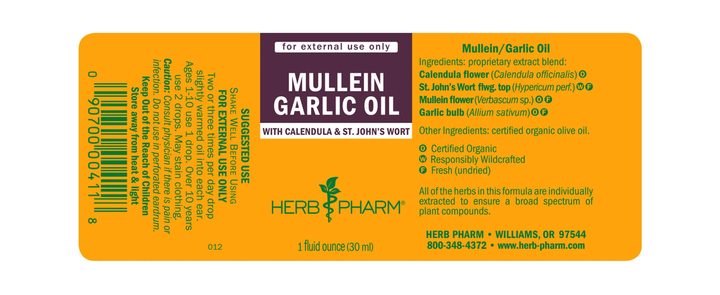 Herb Pharm Mullein Garlic Oil Compound 3