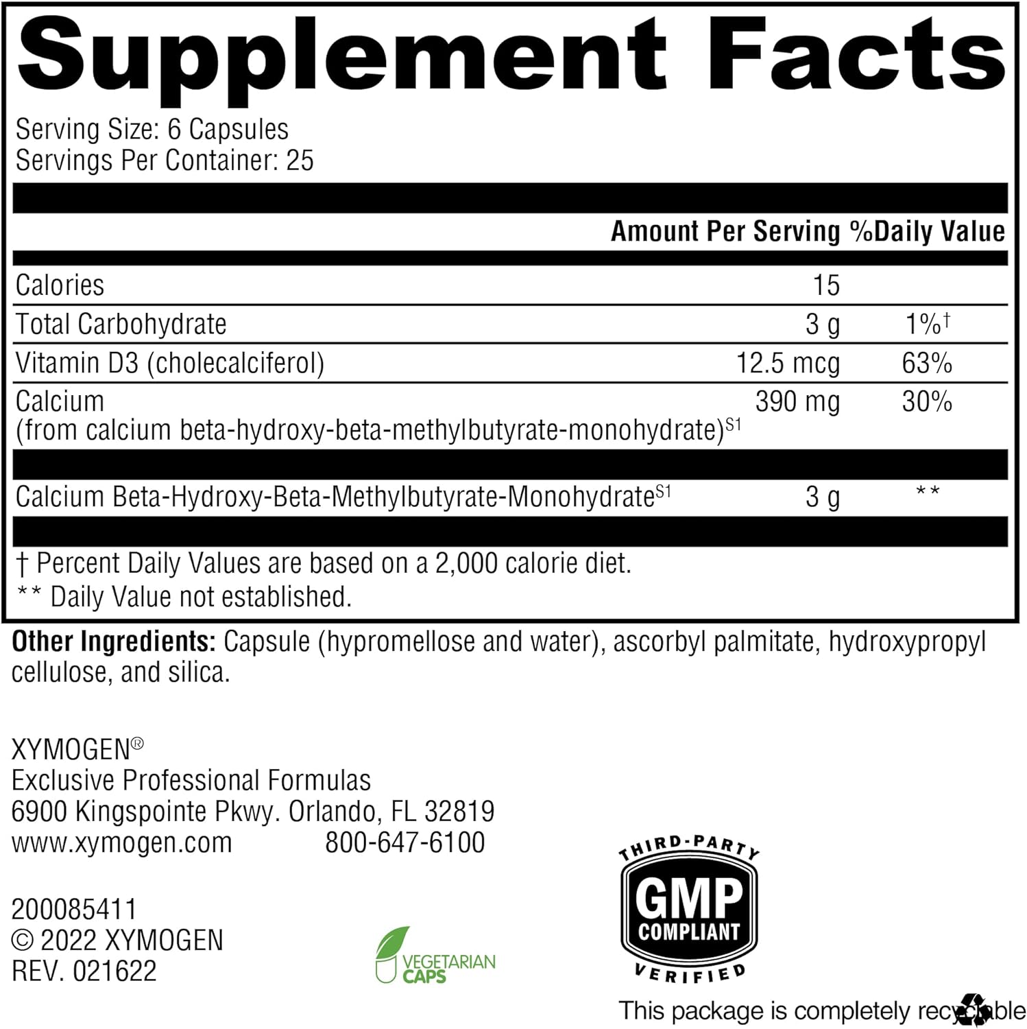 Xymogen HMB Pro Capsules