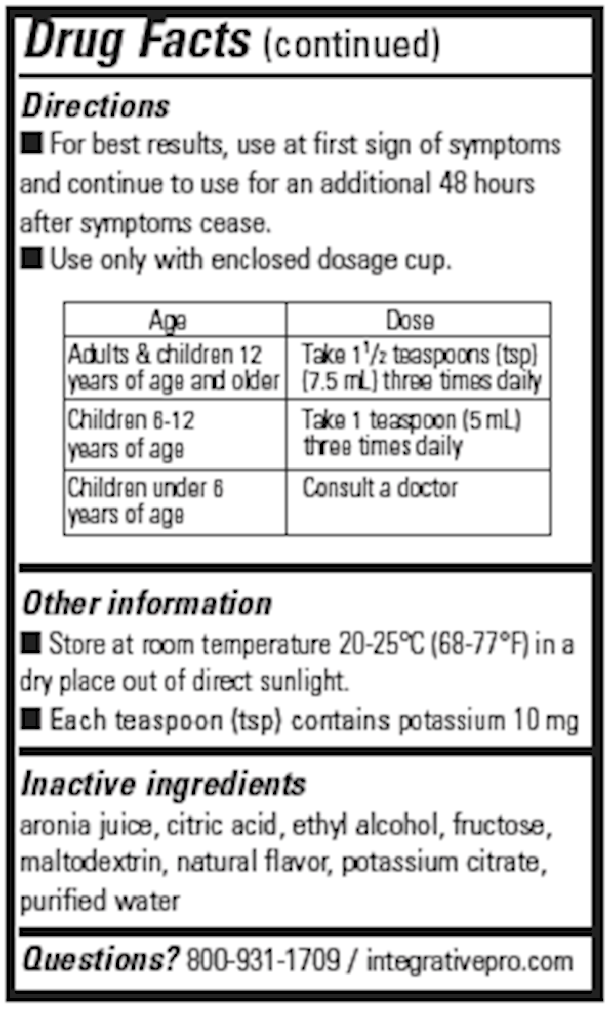 Integrative Therapeutics V Clear EPs 7630 Liquid 4