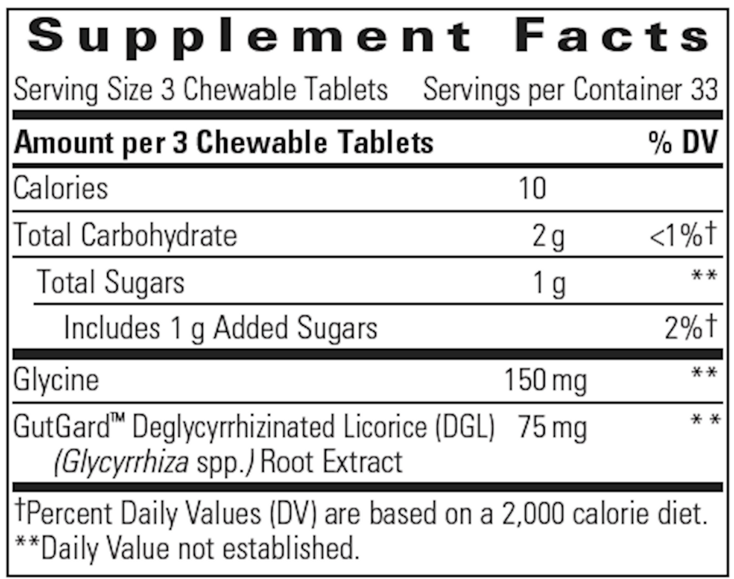 Integrative Therapeutics Rhizinate DGL Chewable Tablets 3